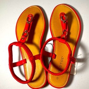 Red Goodtoe Sandals